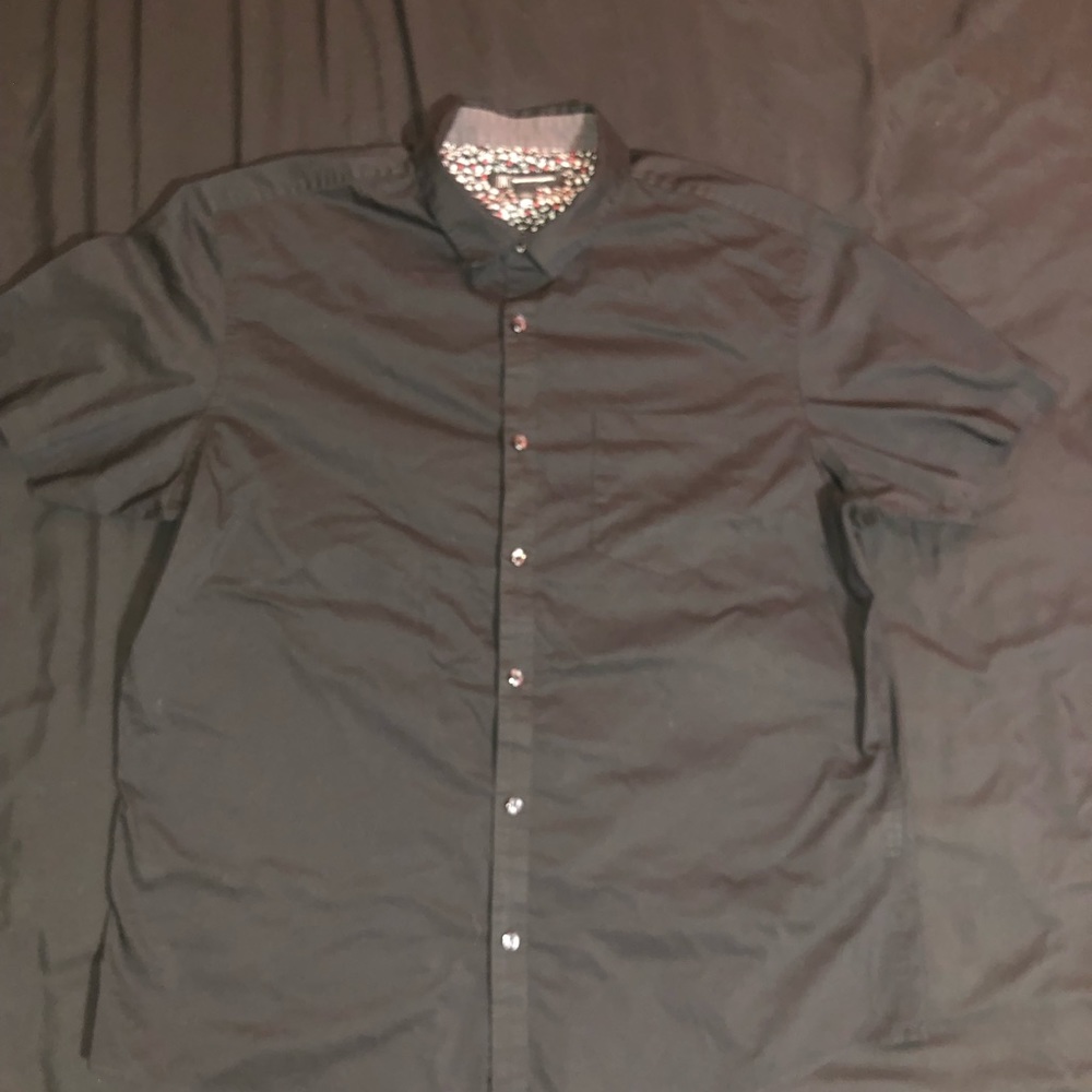 Black dress shirt